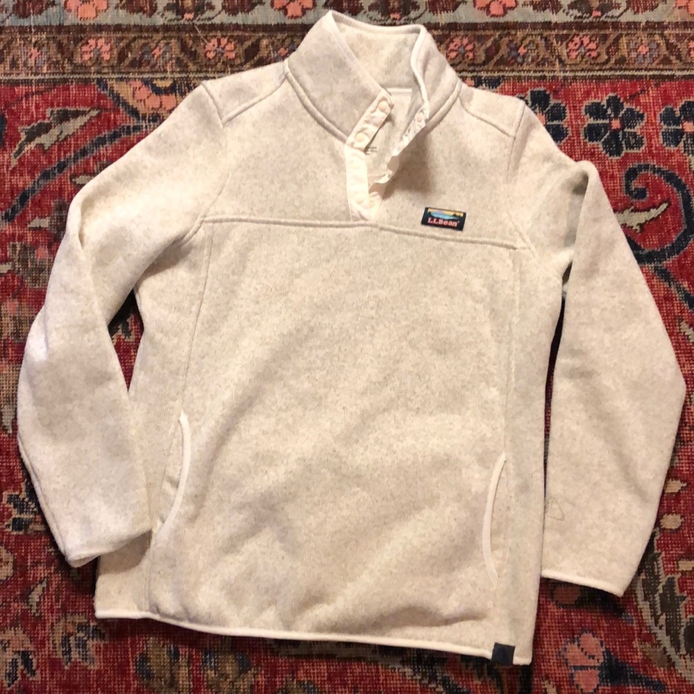 LL Bean sweater fleece women’s regular medium